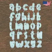 Hand Lettered Lowercase Alphabet Cutting Dies – For Cards Scrapbooking Décor +