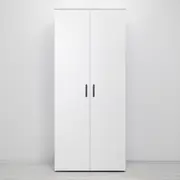 STOCKHOLM STORAGE CUPBOARD VJ PANEL - WHITE - SCANDI BLACK