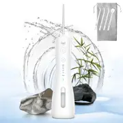 Water Flosser [Dental Cordless Portable] 6 Modes & IPX7 Waterproof Rechargeab...