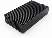 Aluminum Large Heatsink 4.72''x2.72''x1.06'' inch /120x69x27mm Heat Sink Cooling Black Oxide Radiator 22 Fin 120mm for Computer LED Chip Power Charger Router Amplifier