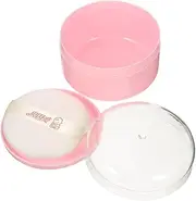 FOMIYES Setting Powder Jar Puff Portable Body Powder Puff Box Small Powder Puff Container for Travel