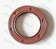 EAI 40x62x8mm FPM/FKM Oil Shaft Rotary Seal w/ Stainless Steel Spring Dbl Lip