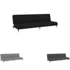 Sofa Bed with 2 Pillows 2-seater Sofa Upholstered Couch Settee Velvet vidaXL