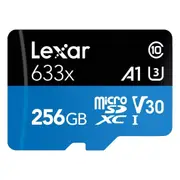 Lexar High Performance 256GB Micro SD Card SDXC 95MB/S Mobile Camera 4K Video