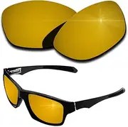 [PazzerBy] Polarized Lenses for Oakley Jupiter - Multiple Colors (Bronze Gold Mirrored Coating, Polarized)
