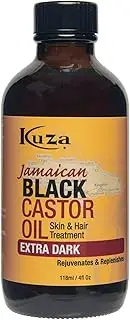 Kuza Naturals Extra Dark Jamaican Castor Oil, Black