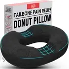Donut Pillow, Tailbone Pain Relief, Hemorrhoid & Postpartum Cushion for Men a...