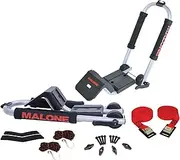 Malone Downloader Folding J-Style Universal Car Rack Kayak Carrier with Bow and Stern Lines