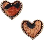 2pcs Heart Shape Watchband Nails Sturdy Silicone Watch Strap Rivets for Leopard Pattern Decorative Charms
