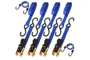 10Pcs Ratchet Tie Down Straps 997KG 4.5M Trucks Trailer Strap Stainless Steel