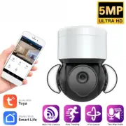 5MP Wifi IP Outdoor Camera PTZ Auto Tracking Camera Night Vision Motion Detect