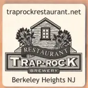 Trap Rock Restaurant & Brewery Beer Coaster Berkley Heights NJ