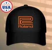 Roland Synthesizer Black Hat Baseball Cap Size S/M & L/XL