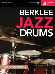 Berklee Jazz Drums Learn How to Play Lessons Casey Scheuerell Guide Book & Audio