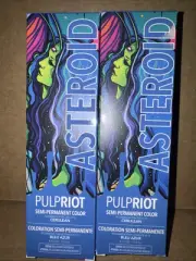 Pulp Riot ASTEROID (Blue Azur) SemiPermanent Direct HairColor4oz- SET OF 2!!