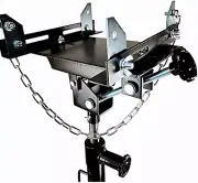 Adjustable Transmission Floor Jack Adapter with Removable Saddle Shaft (0.5 Ton)