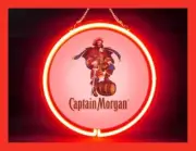 12"x12" Captain Morgan Spiced Rum Display Acrylic Neon Sign Light Lamp Beer DS