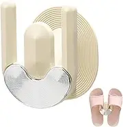 Slippers Holder Wall - Slipper Wall Mount Hanger Shoe Rack | Shoe Storage Rack Slipper Hanger | Space Saving Storage Organizer | No Drilling Shoe Hooks for Home Organization, Bathroom, Entryway