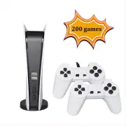Retro Gaming Console P5 8bit Mini TV Game Console Wired Home Game with 200 Games