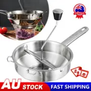 Stainless Steel Making Puree Blender Food Grinder Vegetable Mill Kitchen TooZR