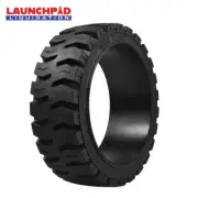 18X9X12-1/8 Tires Wide Track Solid Forklift Press-on Heavy Duty Traction Tire