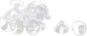 uxcell Rubber Anti-Collision Table Desk Glass Sucker Hanger Pads Suction Cups 18mm Dia (Pack of 20)