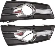 NEGRO Car Monochrome Front Fog Lamp Fit For Passat CC 2008-2013 Cover Modified Daytime Running Lights Turn Signal running light lamp