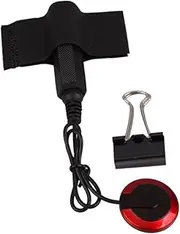 Yardwe Pickup Guitar on for Violin Instrument Mic Foldable Ukulele Super Portable Transducer with Cable Abs Black