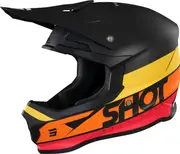 Shot Furious Story Motocross Helmet, black-orange, Size L for Men Black Orange