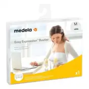Medela Easy Expression Bustier, Hands-Free Pumping Bra, White, Medium