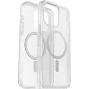 A - OtterBox Symmetry+ MagSafe Apple iPhone 15 Pro Max 6.7" Case Stardust Clear