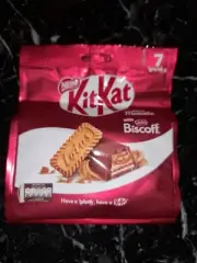 Kit Kat Lotus Biscoff Chocolate Bars 7 Pcs Inside 116g - 4 OZ Lot Of 5
