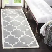 Safavieh Chatham DARK GREY / IVORY 2'-3" X 11' Runner - CHT733D-211
