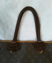 Handle Cover Crochet Handmade for bag Neverfull mm gm dark brown