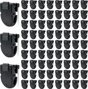 DF DUALFERV Cubicle Clips for Fabric Walls - 75 Pcs Cubicle Hooks for Office Photos, Notes, Memos - Standard Size Partition Fabric Panel Wall Clips for Organizing and Displaying