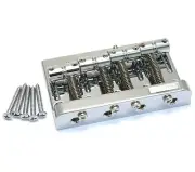 Gotoh 201 4-string Chrome Bass Bridge for Fender P/Jazz® 5-hole Top Load 201B-4C
