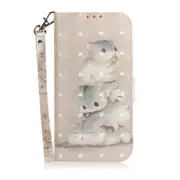 3D Colored Drawing Squirrels Pattern Horizontal Flip Leather Case for Huawei Y9 (2019)/Enjoy 9, with Holder & Card Slots & Wallet