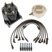 ACDelco Ignition Kit Distributor Rotor Cap Wire Spark Plugs 0.045" for GMC VIN Z