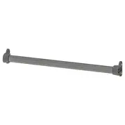 KOMPLEMENT Clothes rail, dark grey, 50 cm