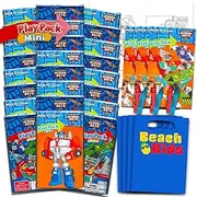 Rescue Bots Mini Party Favors Set for Kids - Bundle with 24 Mini Rescue Bots Grab n Go Play Packs with Coloring Pages, Stickers, More (Rescue Bots Birthday Party Supplies)