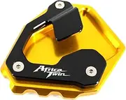 Motorcycle Si Stand Motorcycle Stands For CRF1000L CRF 1000L For Africa Twin ABS DCT 2016 2017 2018 2019 Kickstand Foot Side Stand Extension Pad motorcycle si stand plate (Color : Africa Twin Gold)