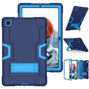 MCC Stylish Shockproof Samsung Galaxy Tab A7 10.4" Case Cover T500 T505 [Dark Blue+Blue]
