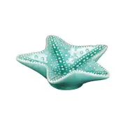 Ceramic 13cm Starfish Trinket Tray Home Decor - Teal