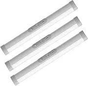 Zreal Closet Light with Eye-Protection Design Wireless Motion Sensor Light Indoor with Rechargeable Batteries, 100LM Automatic Under Counter Lights for Kitchen,Pantry,Under Cabinet Lighting,3Pack