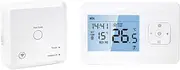 Wi-Fi Smart Thermostat Wireless Programmable Thermostat with RF Receiver Tabletop Wall-Mounted Style APP Control Voice Control Compatible with Alexa Google Assistant Gas Boiler Heating Temperature