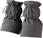 [Dickly] Women Winter Padded Puffer Leg Warmers Portable Soft Windproof Warm Boot Covers