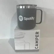 Camper Mug Gray Powder Coat Stainless Steel 12 Oz Spotify Company Branded Mug