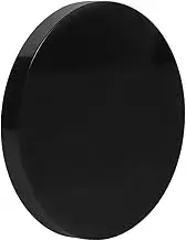 Unique Obsidian Stone Mirror Round Gothic Scrying Mirror for Meditation Decorative Table Centerpiece