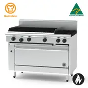 Goldstein Gas 2 Burners, 914 X 510 BBQ, 40'' Static Electric Oven PF36Q240E-X