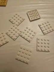 NEW LEGO 8X WHITE PLATE 4x4 #3031.